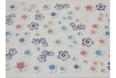 Adhesivo 3-D Rosas