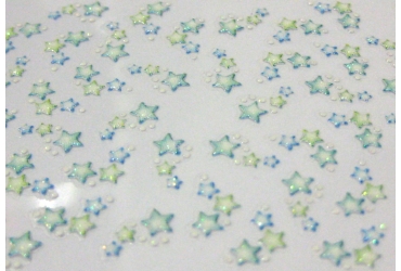 Adhesivo 3-D Estrellas