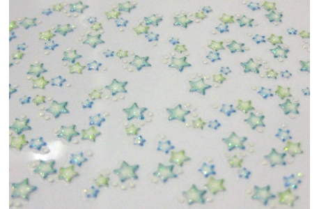 Adhesivo 3-D Estrellas